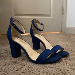 Royal blue heels